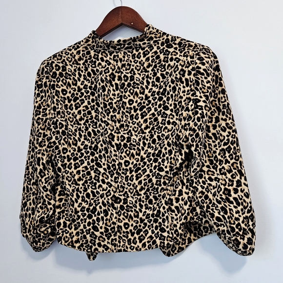 Belle Vere Cheetah Print Blazer - Size US XS - NWOT - Picture 5 of 7